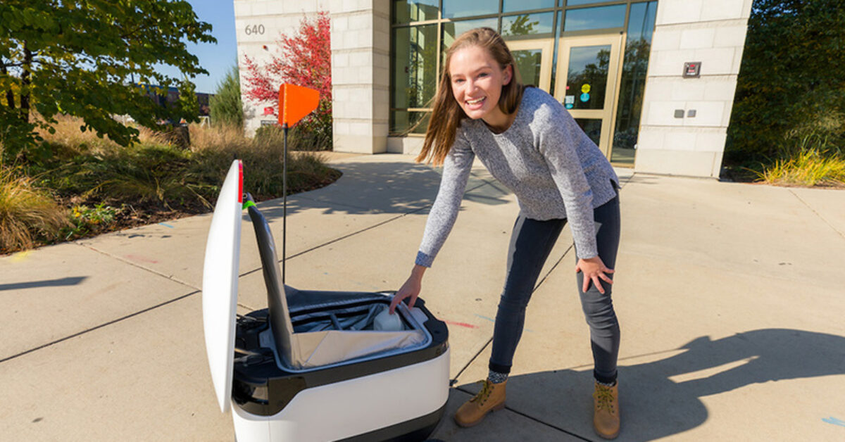 Meet the Dining Delivery Robots UWMadison 175th Anniversary