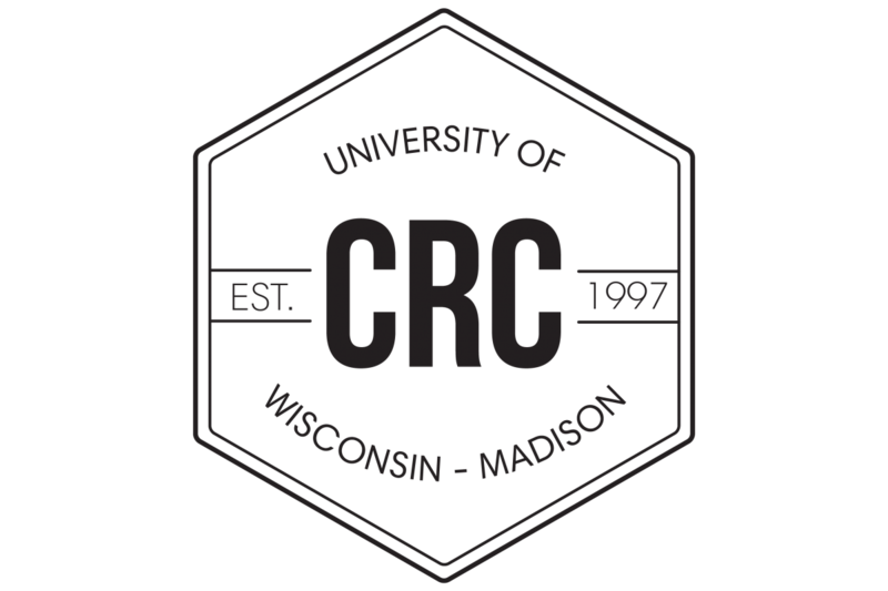 Hexagon logo that reads "CRC: University of Wisconsin. Est 1997"